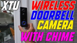 Wireless Doorbell Camera With Chime from XTU XTU J10plus