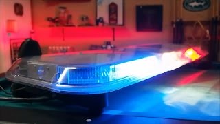 STAR SVP RAZOR LED LIGHTBAR *RED/BLUE* POLICE