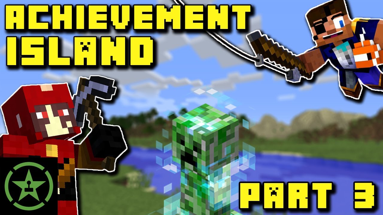 Best Bits of Achievement Hunter Minecraft Achievement Island Part 3