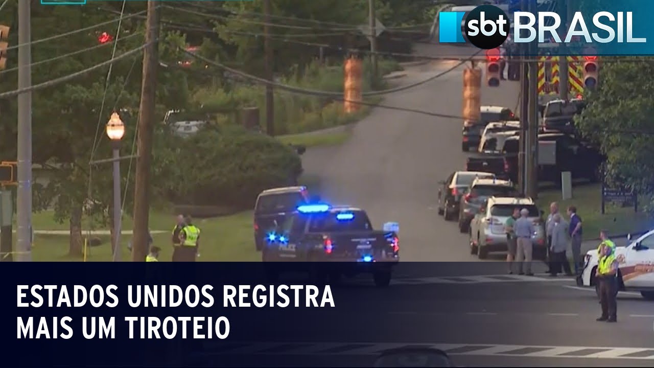 Homem de 71 anos dispara e mata 3 pessoas em igreja nos Estados Unidos | SBT Brasil (17/06/22)