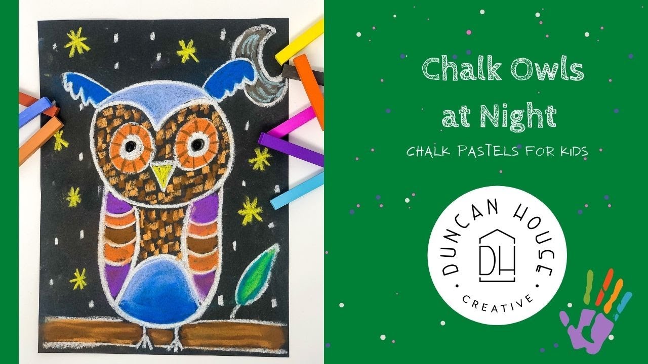 Kids Edition: Chalk Pastel Owl 