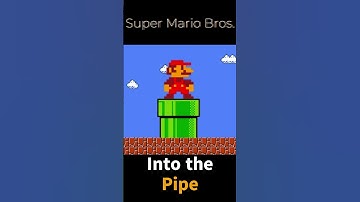 Mario Into the pipe #mario #supermario #shorts