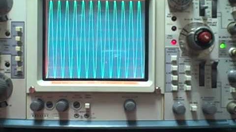 Tektronix 465m unit 5 Part 2 - AC volt tests