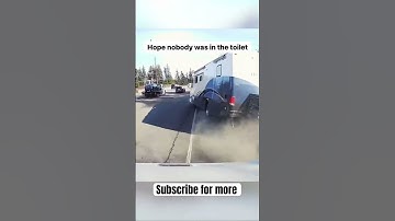 RV crashes on Highway #crash #shorts