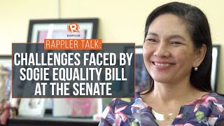 Rappler Talk: Risa Hontiveros on the challenges faced by the SOGIE bill at the Senate