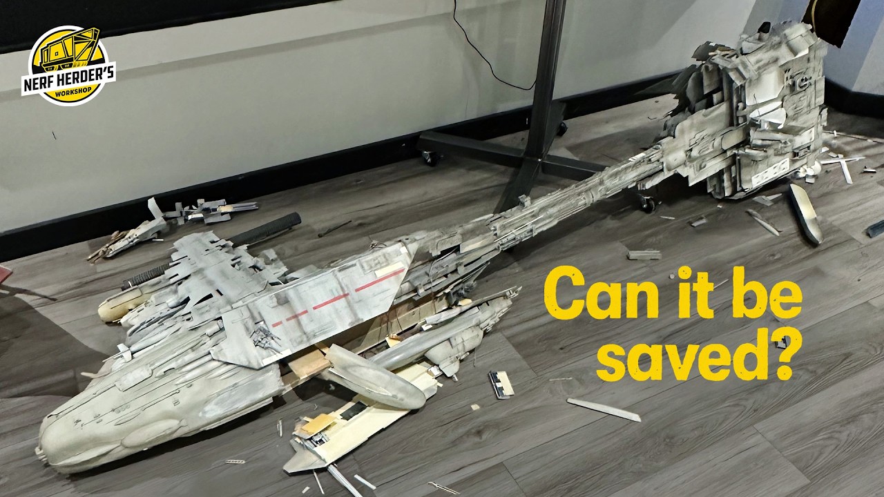 Saving a One-of-a-Kind 8-Foot Star Wars Model