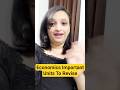 UGC NET Economics Important Units To Revise |Shachi Mam #ugcnettestbook #shorts #ugcnet #shortvideo