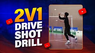 Badminton Drive Shot Drill - Coach Kowi Chandra