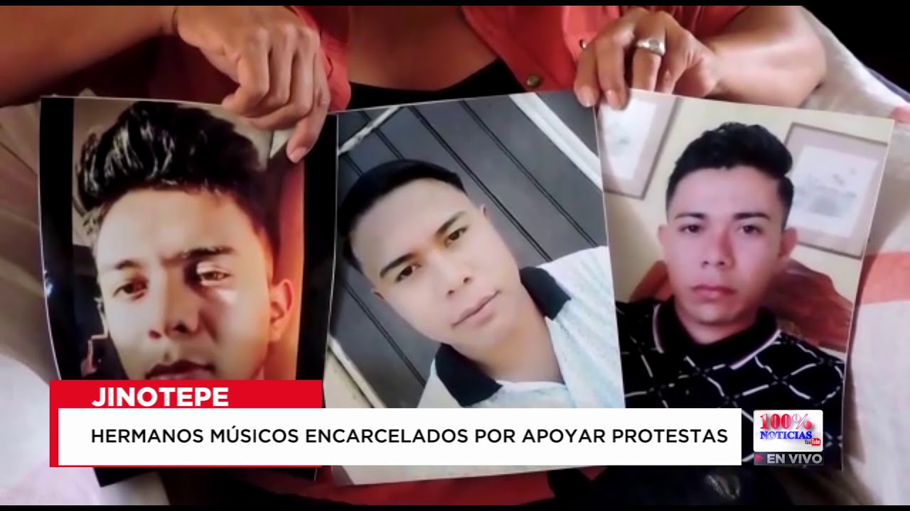 tv kanalları Hermanos músicos encarcelados por apoyar protestas en Jinotepe