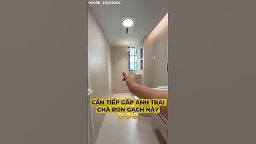 Chà mà mất luôn ron gạch 😅 #shorts #thietkekientruc #thietkenoithat 