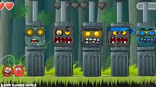 Red Ball 4 All Bosses Flawless Victory With Basketball