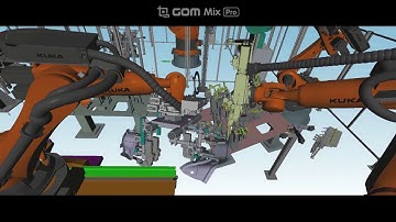 Animation and optimization of the production line
