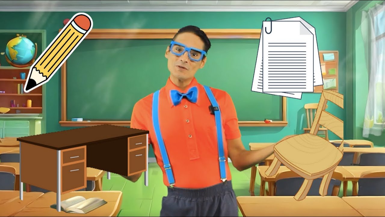 The Teacher K Show. Lets learn about ( MY CLASSROOM ) Sing along ...