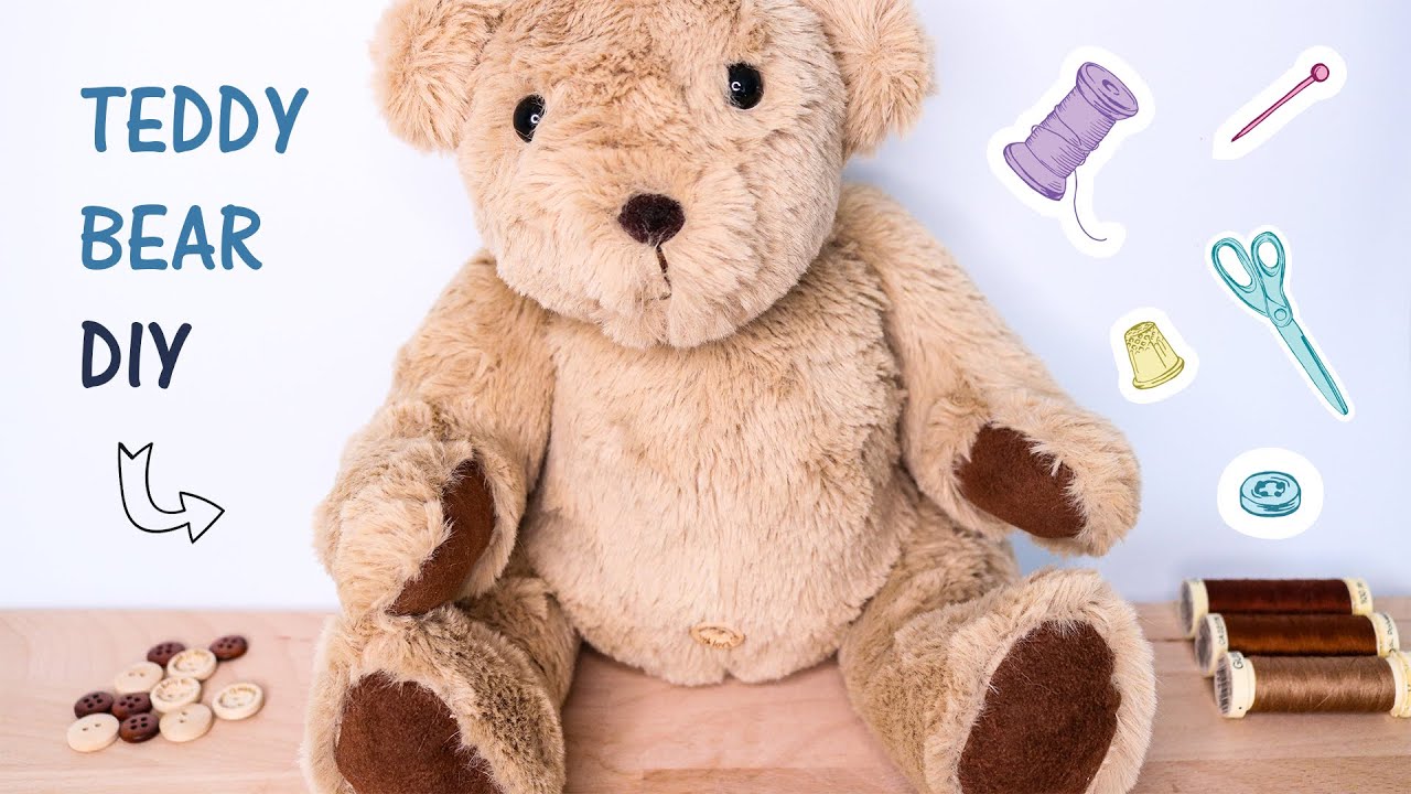 teddy-bear-diy-beginner-friendly-how-to-make-a-plushie-youtube