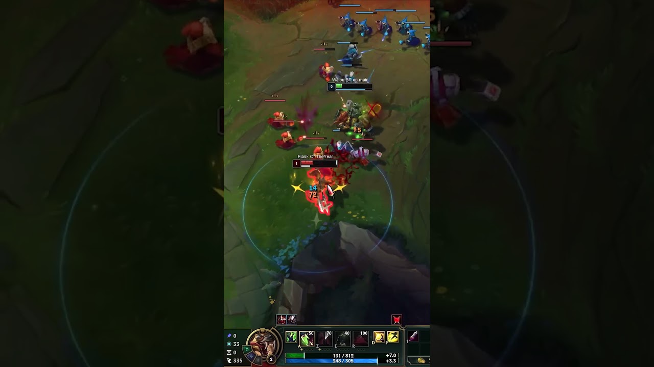 Walou 1vs2 - Warwick Moment 12 - League of Legends 