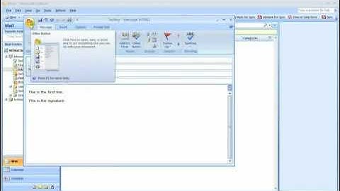 How to Create a Template in Outlook 2007