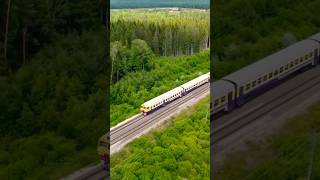 Drone Trainspotting - Dr1A Train In Eglupe, Latvia