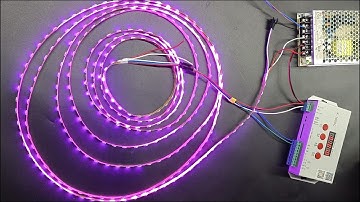 Connecting and Using the K-1000C RGB Controller with Zigzag SPI LED Strip