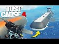 Just Cause 4 - NUKING A NUCLEAR SUBMARINE STUNT!