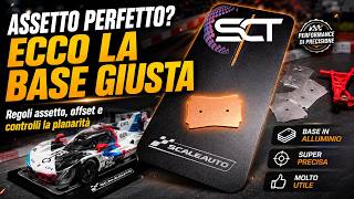 Scaleauto Setub base   La basetta per regolare assetto, offset e planarità della propria slotcar