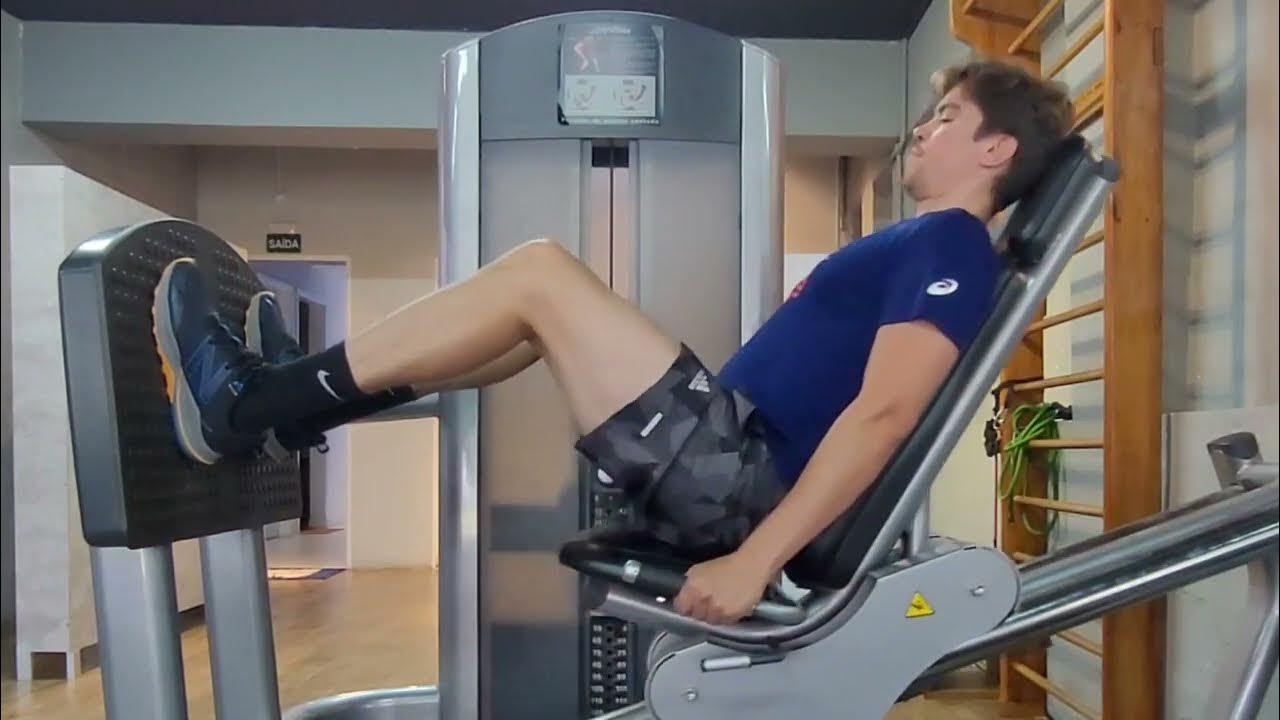 Leg press com angula o de prote o da articula o patelofemoral youtube