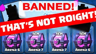 Clash Royale - BANNED - That's NOT ROOOIGHT! Clash Royale - BANNED - That's NOT ROOOIGHT!