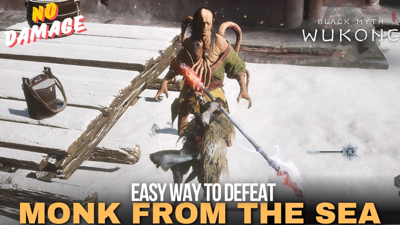 Black Myth: Wukong - How to Kill Monk from the Sea (Easy Way)