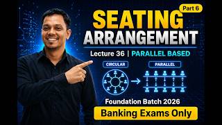 Parallel Arrangement 🔥 | Double Row Seating | Foundation Batch 2026 | Banking Exams