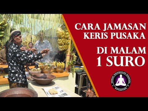 Cara Memandikan Keris di Malam Satu Suro, Jamasan Keris Pusaka