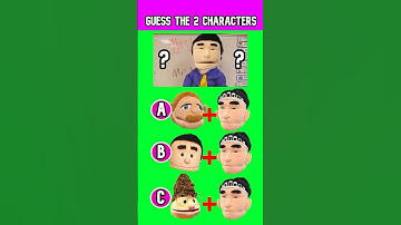 Guess The SML Character By Their Face Mixed With Other | Brooklyn Guy, Jackie Chu #shorts #jeffy