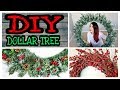 Dollar Tree DIY Christmas Decorations / Rustic DIY Large Christmas Wreaths