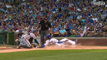 MIL@CHC: Soler scores safely on Lucroy