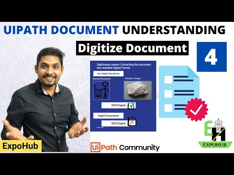 UiPath Document Understanding # 4 | Digitization Document | Invoice | ExpoHub | By Rakesh