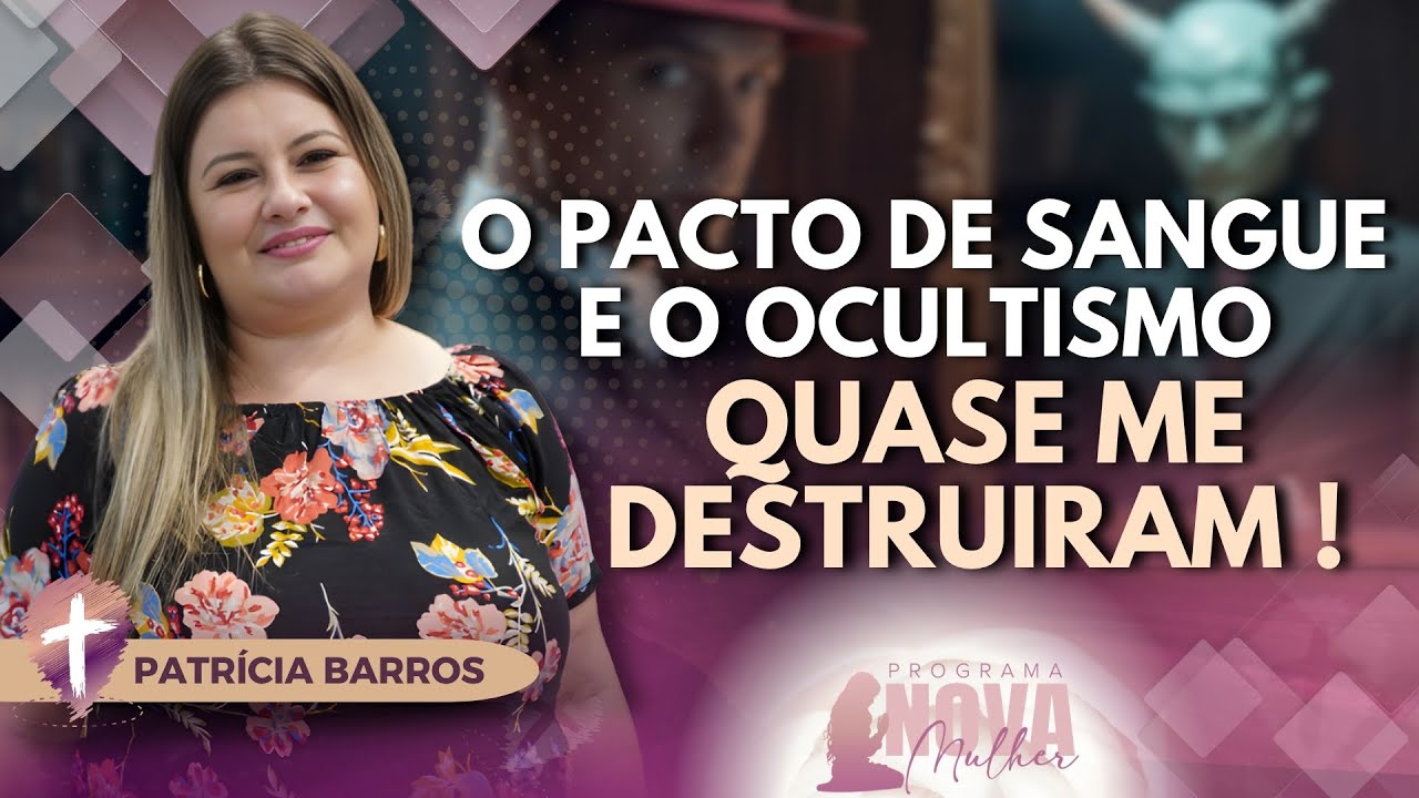 TESTEMUNHO MUITO FORTE: O Diabo nunca aparece de Chifre ! | Patrícia Barros