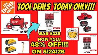Home Depot Tool Deals Just Dropped — Prices Slashed May 24th Only!
