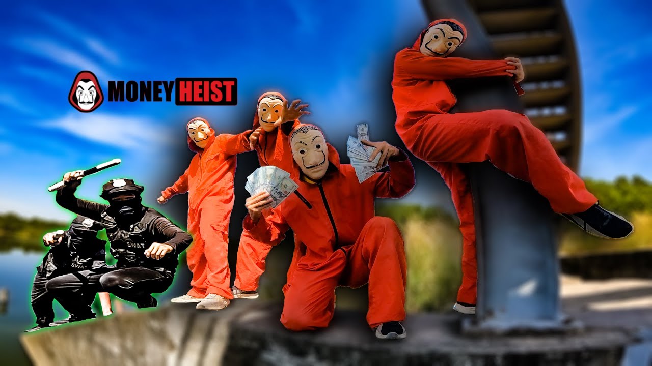 ПАРКУР ДЕНЕЖНОЕ ОГРАБЛЕНИЕ Escape POLICE 5.0 (bella ciao remix) ограбление на миллион долларов 