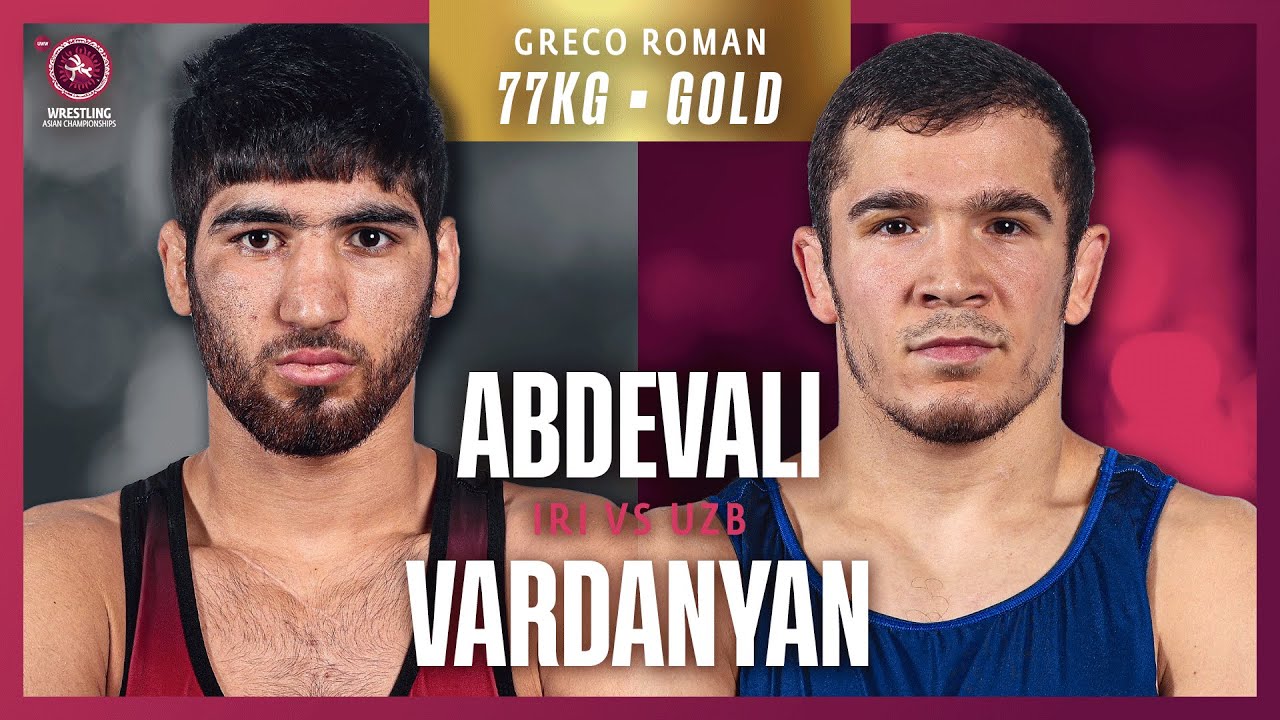 Aram VARDANYAN (UZB) vs. Alireza ABDEVALI (IRI) | ASIAN WRESTLING CHAMPIONSHIPS 2025 | GR 77Kg