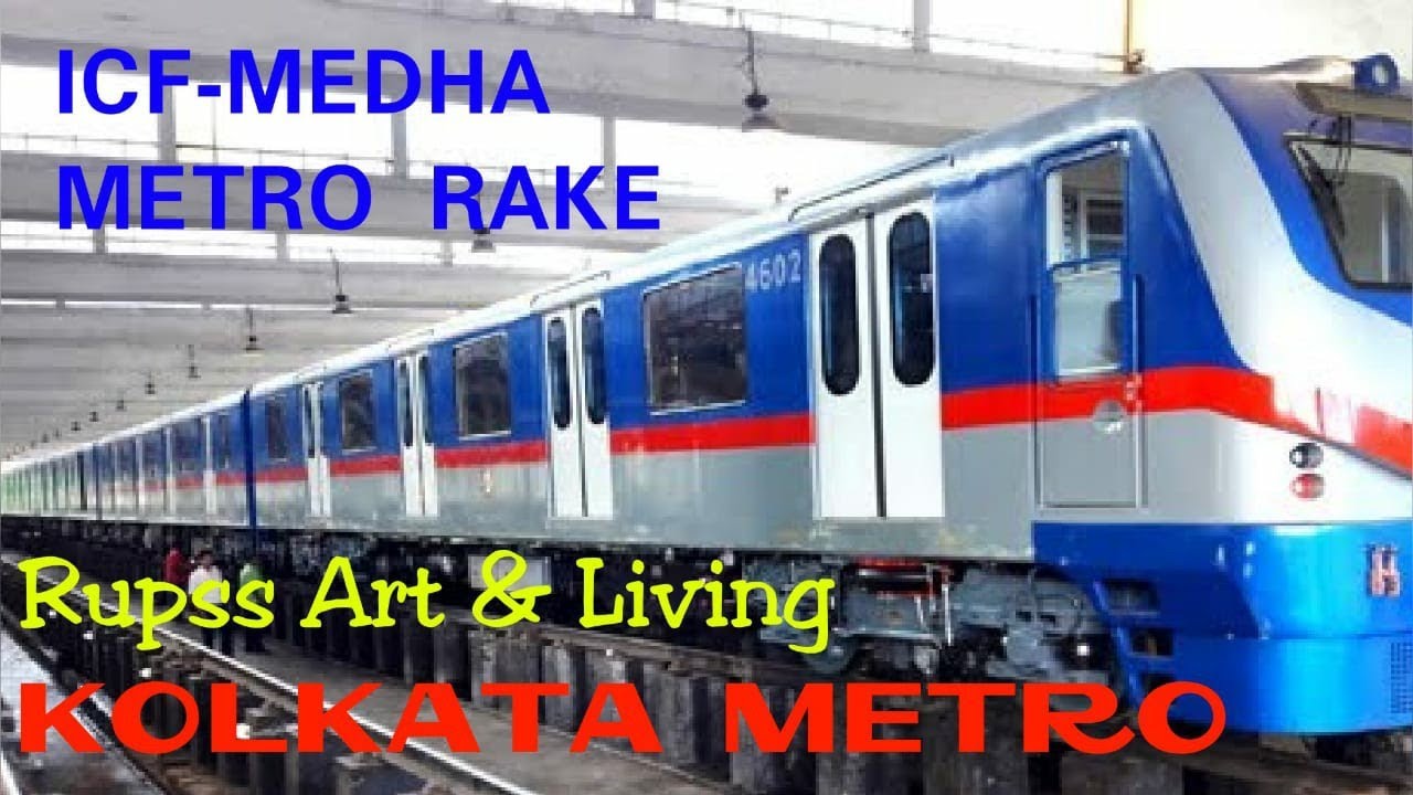 NEW METRO RAKE||ICF MEDHA METRO RAKE||KOLKATA METRO|| - YouTube