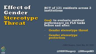 Gender Bias and Stereotype Threat – Hidden Obstacles to Autonomy in the OR and How to Address Them