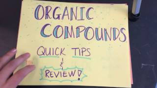 Organic Compounds Review