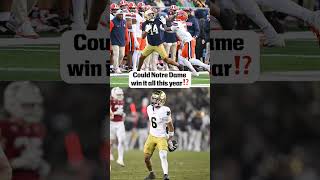 Rece Davis says Notre Dame has a fighting chance at the natty this year 🔥