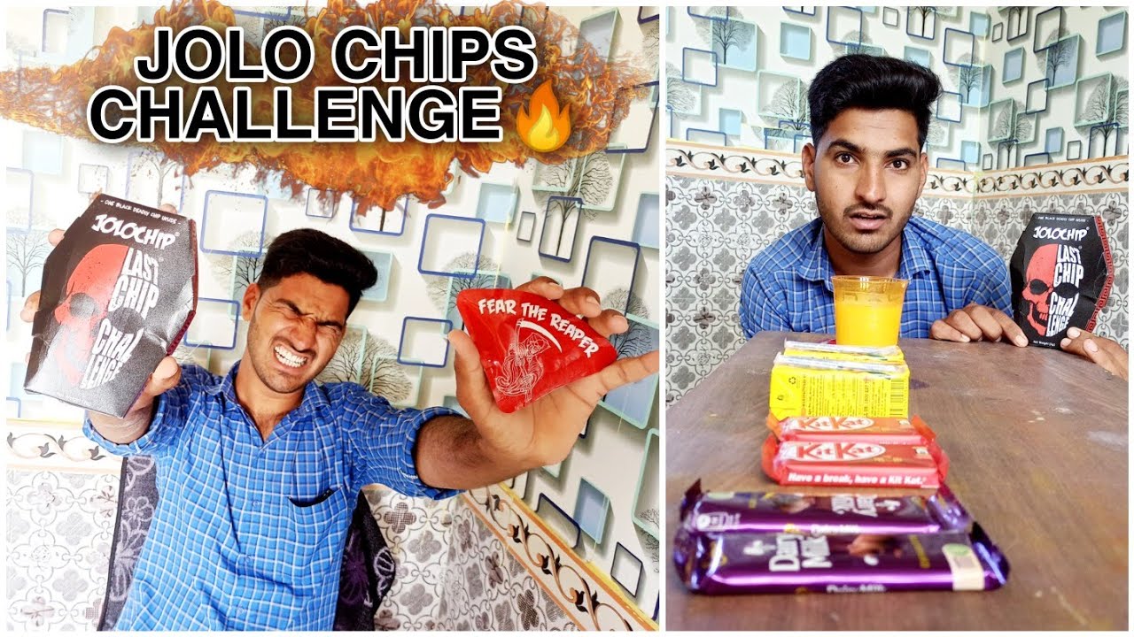 The world's hottest chili Jolo chips challenge सबसे तीखी मिर्ची