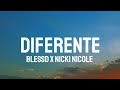 Blessd x Nicki Nicole - DIFERENTE (Letra/Lyrics)