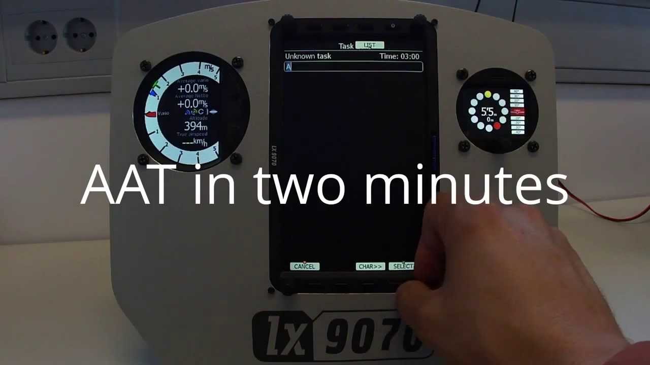 Entering AAT in two minutes on LX9070 - Glider Pilot Shop