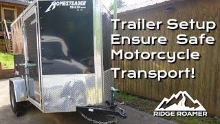 Easy Motorcycle Trailer Setup Hacks That Make a Difference to Ensure Safe Transport!!!