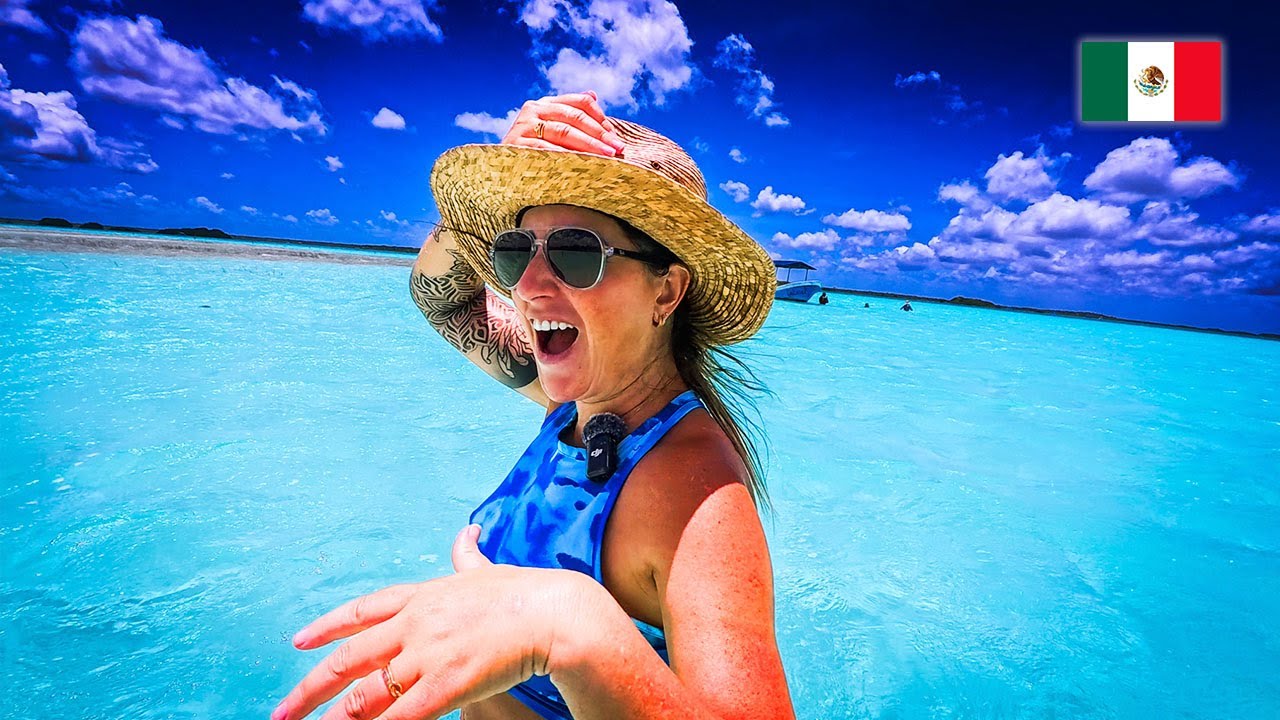 VISITAMOS LA LAGUNA DE LOS 7 COLORES | BACALAR MEXICO