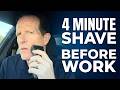 4 Minute Shave before work - 3 years old shaver & works great