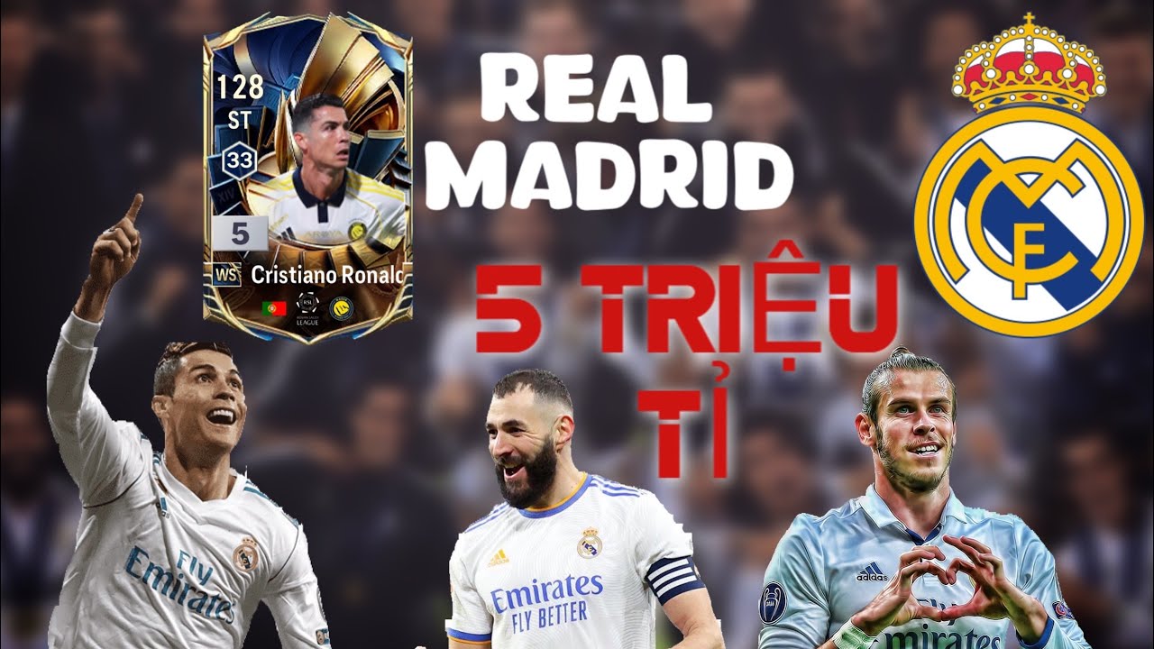 FC Online : Khủng Bố Game Bằng Quả Team Real 5 Triệu Tỉ Với Đầu Tàu Anh 7 WS Và Các Đồng Bọn