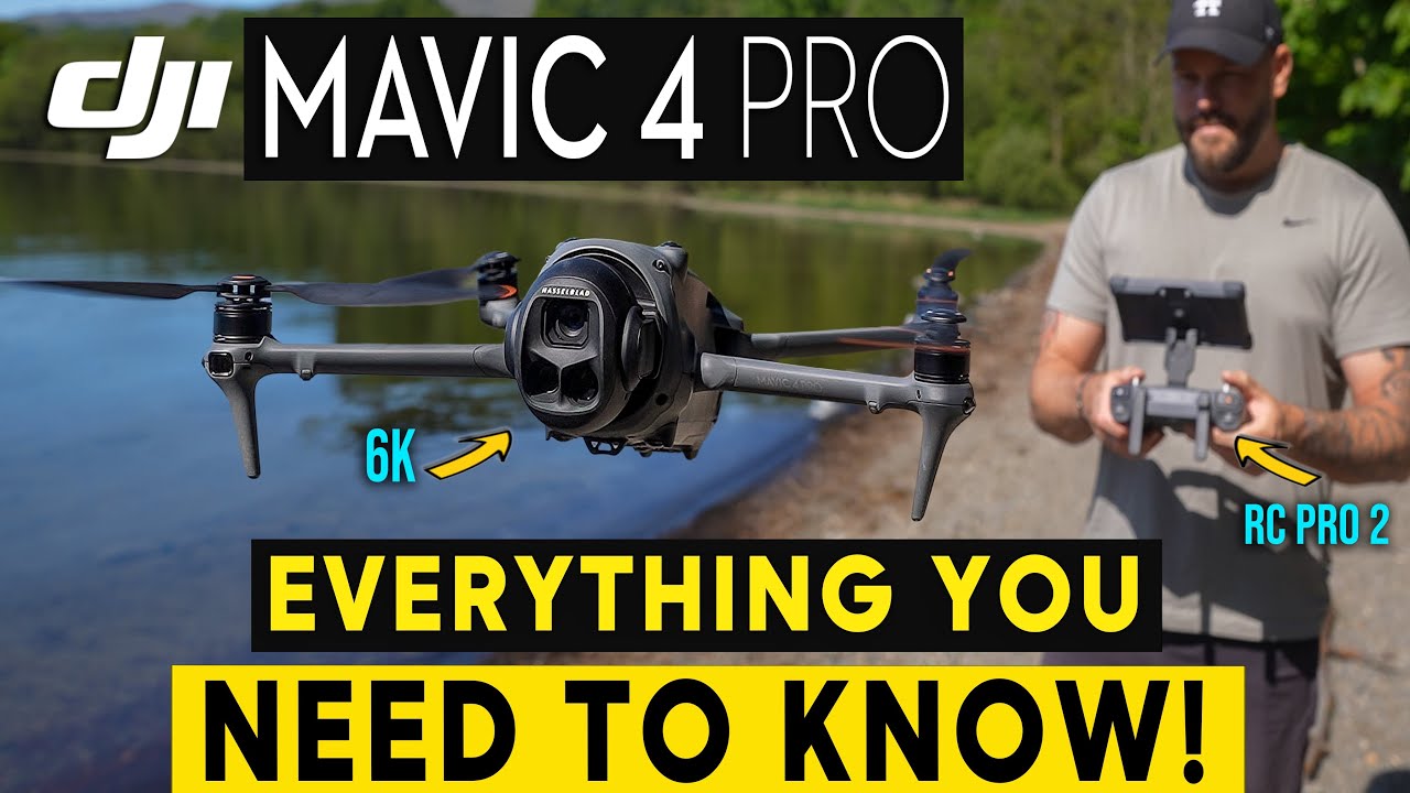 DJI MAVIC 4 PRO REVIEW - 6K INFINITY GIMBAL DRONE! - YouTube