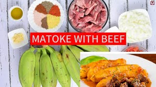 HOW TO COOK THE BEST MATOKE WITH BEEF \/\/ KENYAN CUISINE \/\/ AFRICAN FOOD